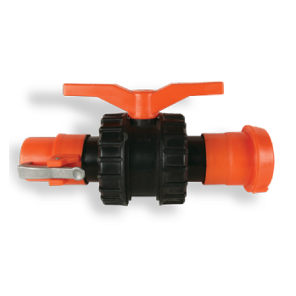 Сферичен линеен кран от HDPE